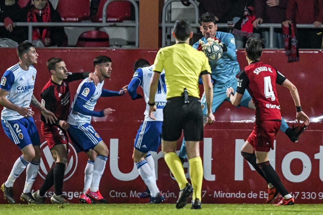 Partido Mirandés contra Real Zaragoza