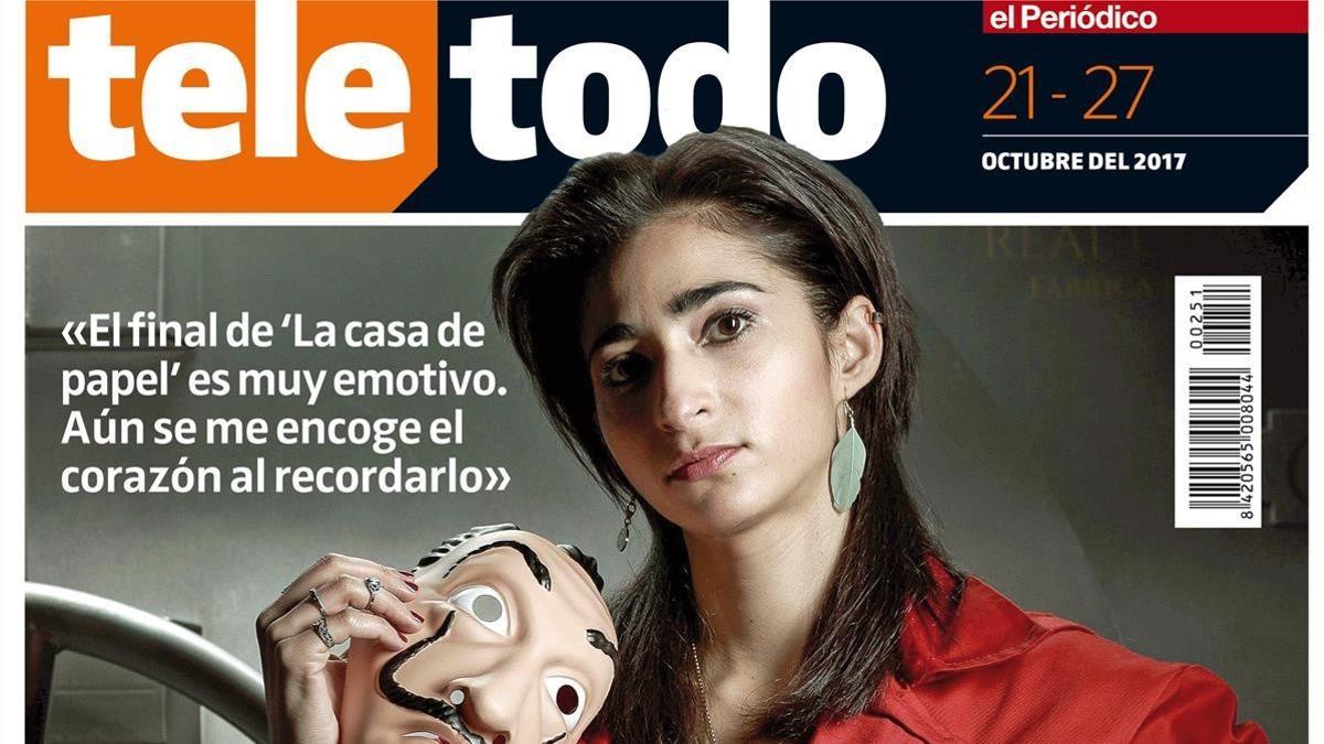 Alba Flores, en la portada de 'Teletodo'