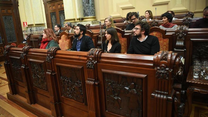 Pleno municipal en A Coruña (09/04/2018)