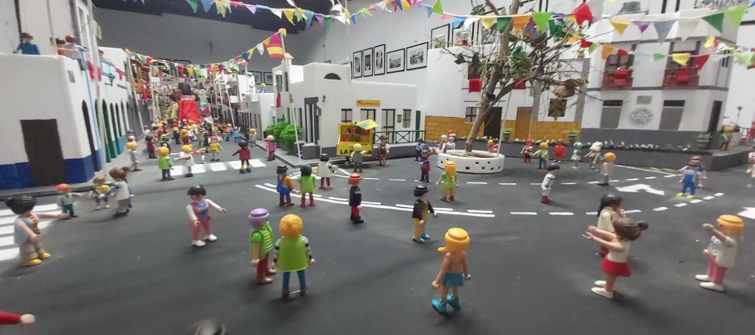 Recreación de La Rama de Agaete con Playmobil