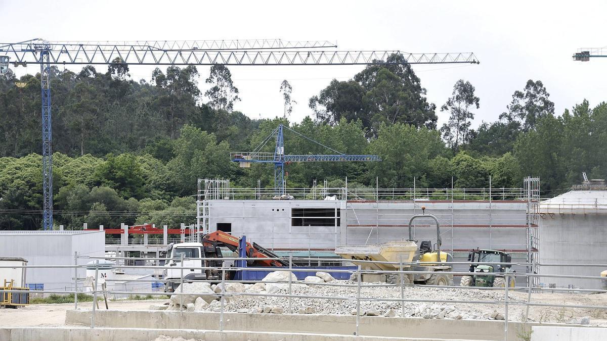 Los trabajos para renovar la depuradora de Santiago arrancaron en marzo de 2024