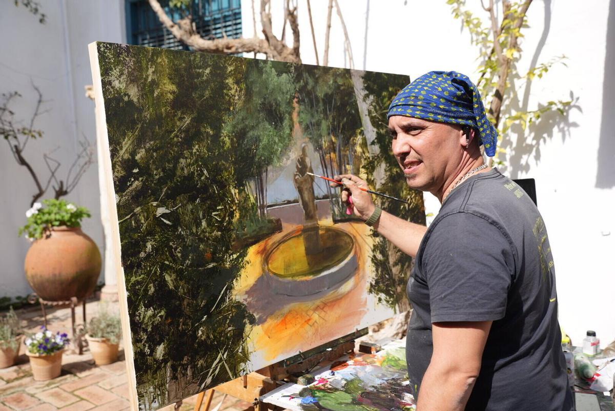 Concurso de pintura rápida Patios de Córdoba en el Palacio de Viana