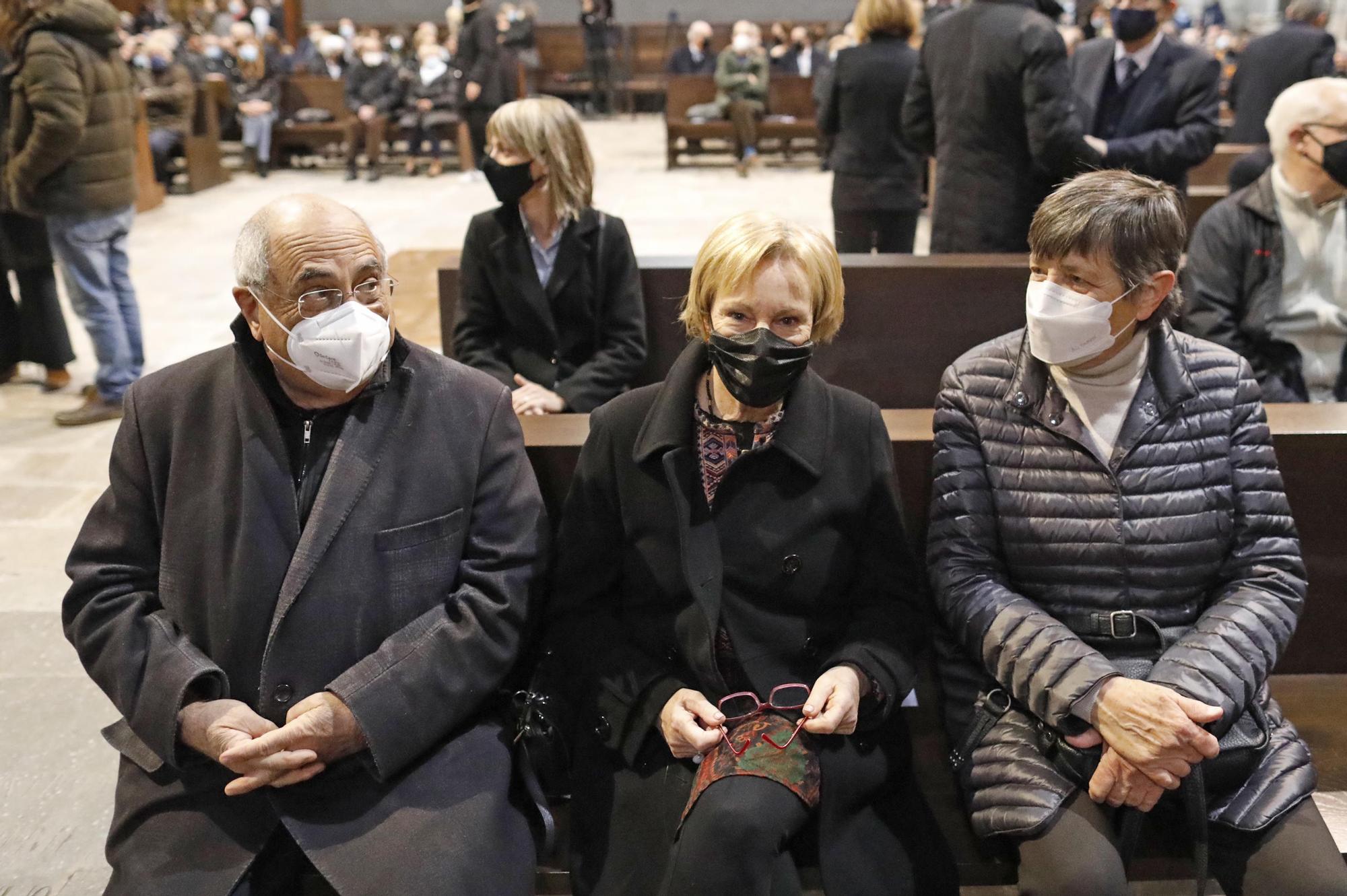 La Catedral de Girona s'omple per acomiadar Francesc Pardo