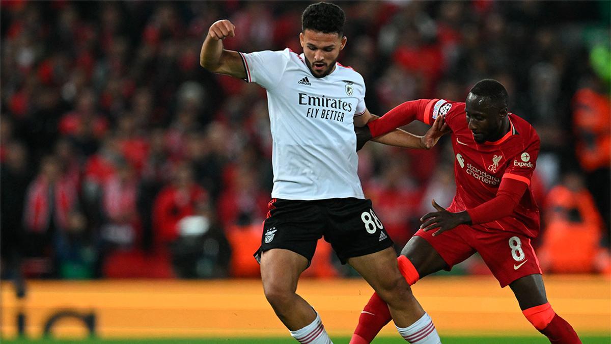 Liverpool - Benfica: El gol de Gonçalo Ramos