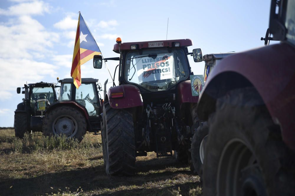 Tractorada a Lledoners.