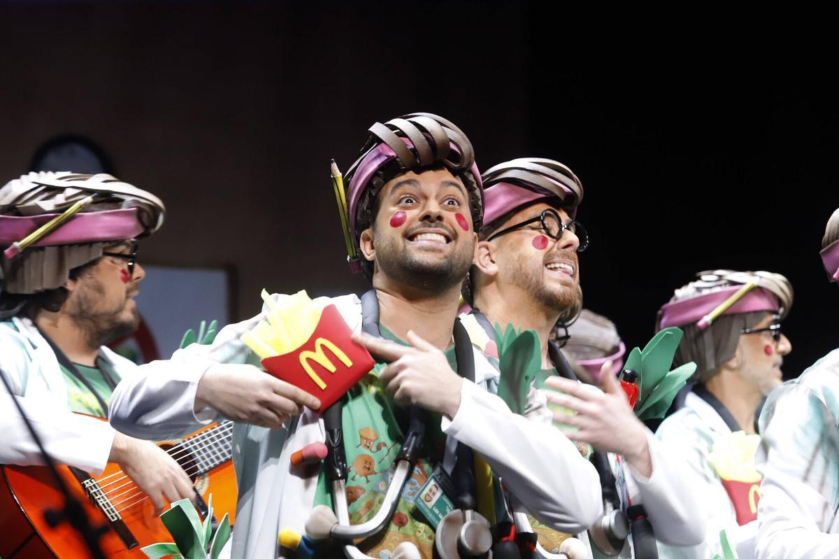 A.J.González Córdoba Quinta y última sesión de la fase preliminar del Concurso de Agrupaciones Carnavalescas de Córdoba 2026 Los sacamantecas chirigota