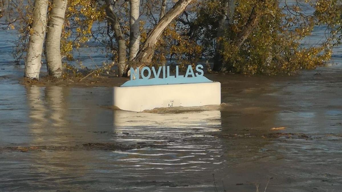 La punta de la crecida llegó el 12 de diciembre a Novillas. |    