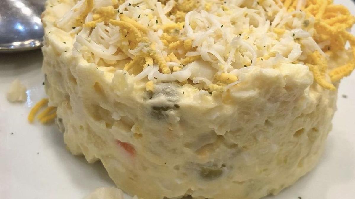 Una apetitosa ensaladilla rusa.