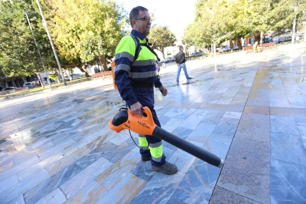 Presentación nuevas sopladoras de limpieza en Orihuela