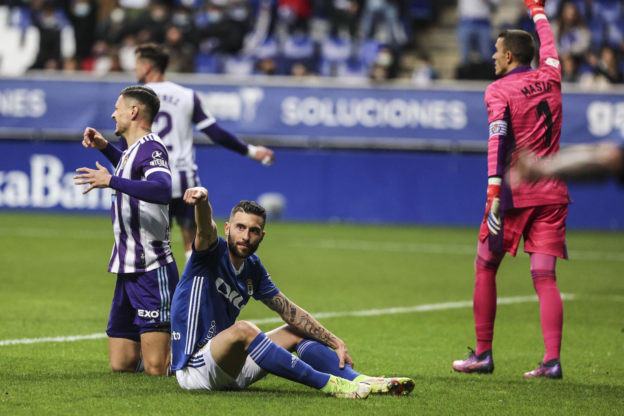 Las mejores imágenes de la victoria del Real Oviedo ante el Valladolid