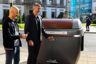 Los primeros contenedores marrones ya funcionan en Vilagarcía: así puedes conseguir la tarjeta
