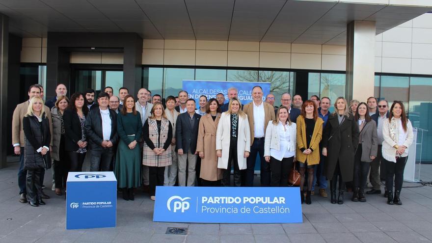 Los alcaldes del PP de Castellón vuelven a la calle contra la amnistía