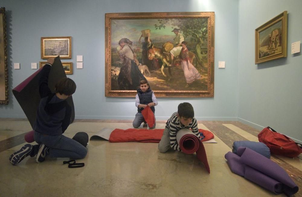 'Noche en los museos' con niños en el Mubam