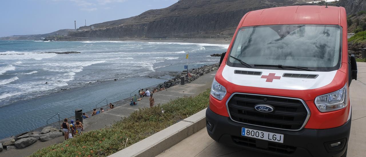 El punto más peligroso de la playa de La Laja