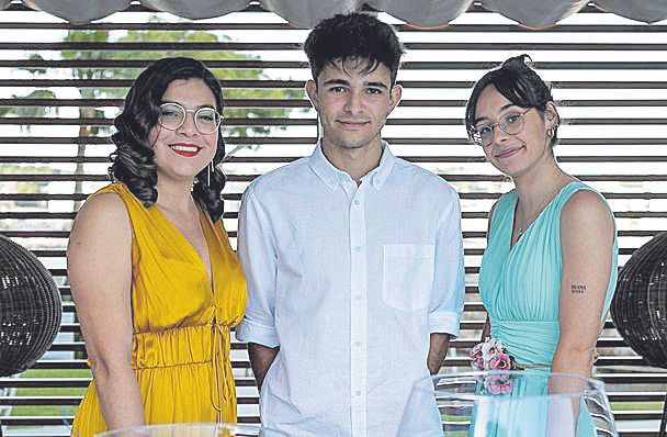 Camila Canales, Laura García y Javier Álvarez, de Fundación Rana.