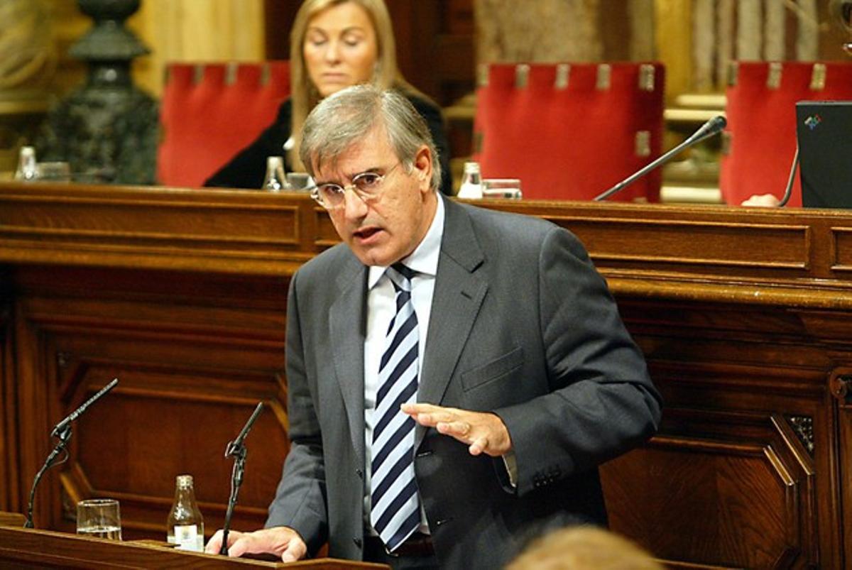 El exconseller d’Economia amb CiU Francesc Homs Ferret. El exconseller d’Economia amb CiU Francesc Homs Ferret.