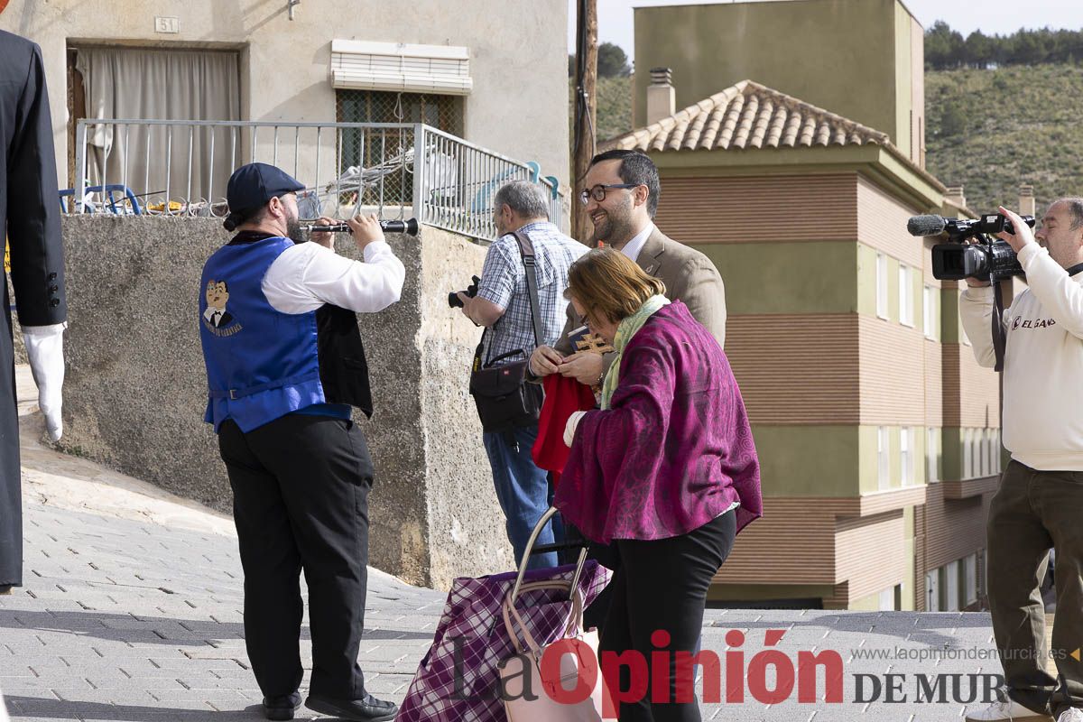 Corporación, Cofradía y Bandos realizan la 'Pedimenta' en Caravaca