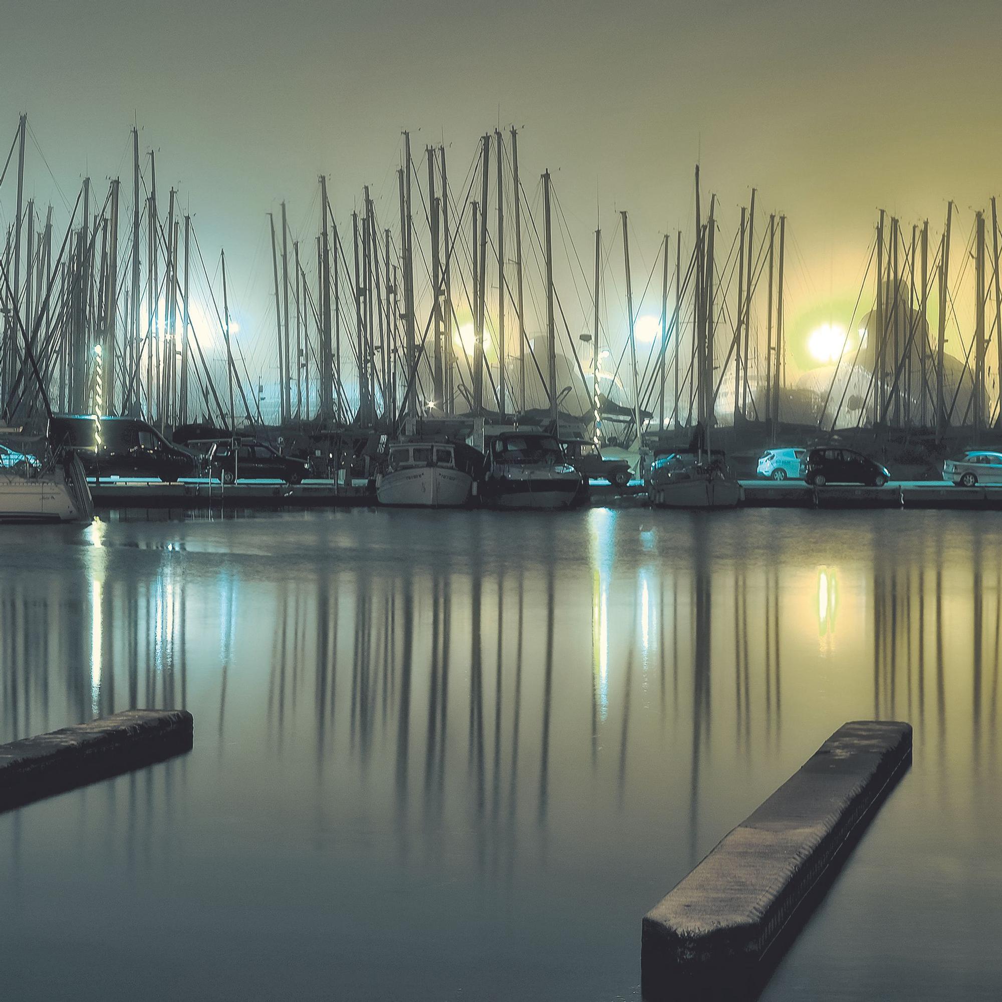 Junio: Niebla en el paseo Marítimo.