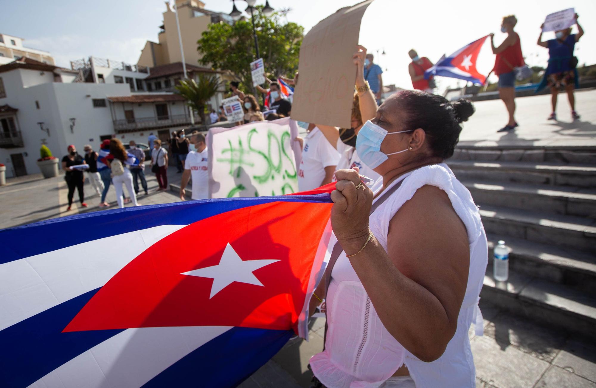 Manifestación por una Cuba libre