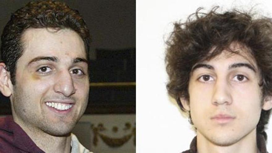 Los hermanos Tsarnaev, sospechosos del atentado de Boston.