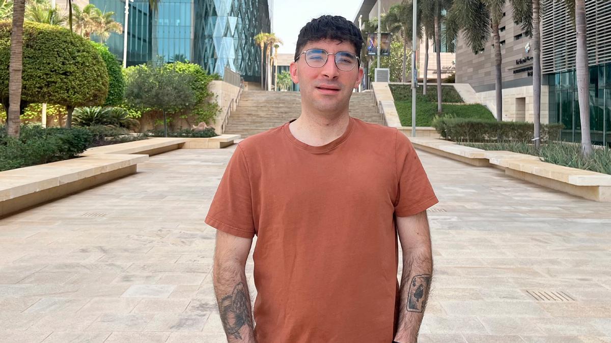 Ángel López, en el campus de KAUST, en Arabia Saudí.