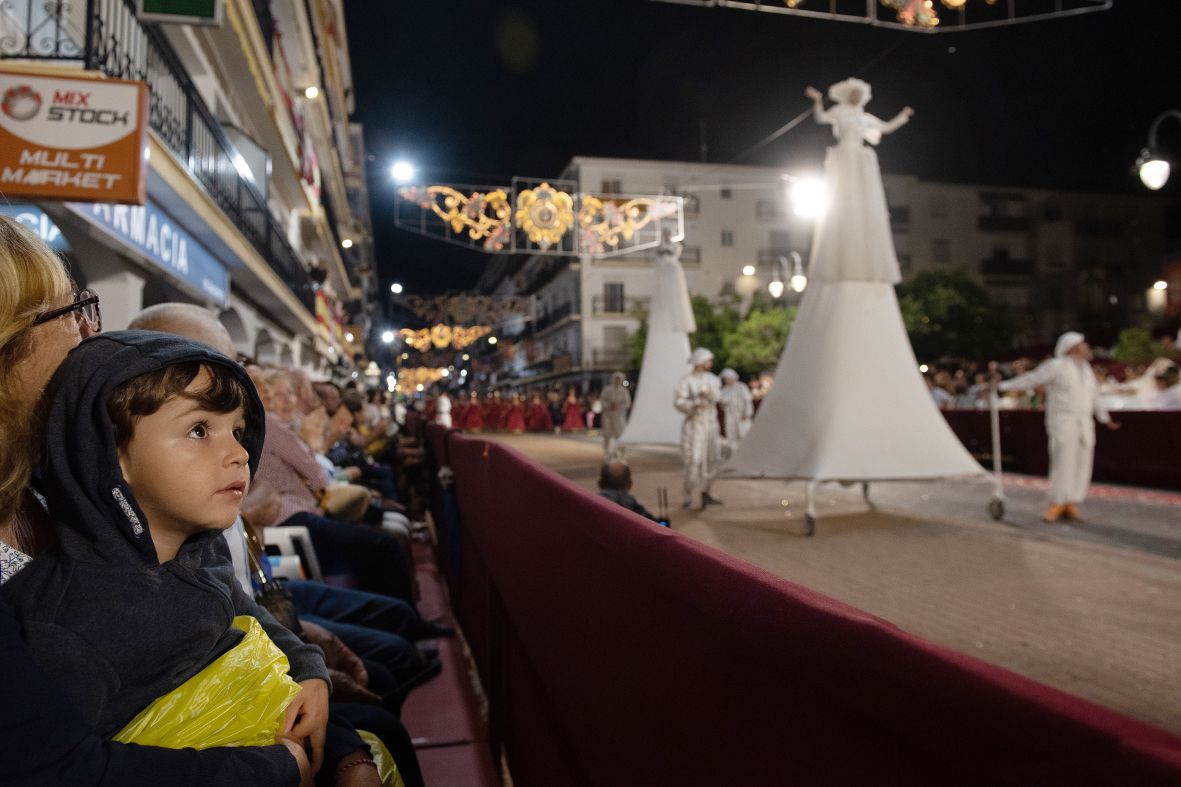 Desfile triunfal de las tropas cristianas en las Fiestas de Altea