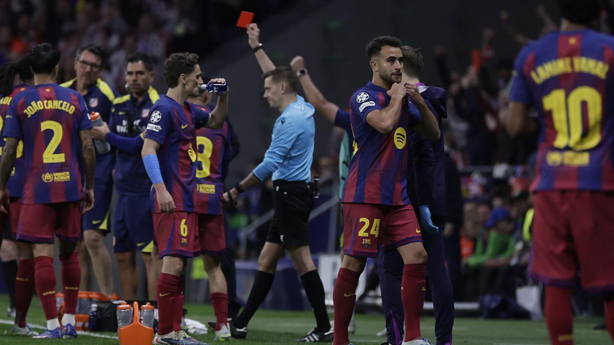 Atlético de Madrid - FC Barcelona I La targeta roja a Eric García