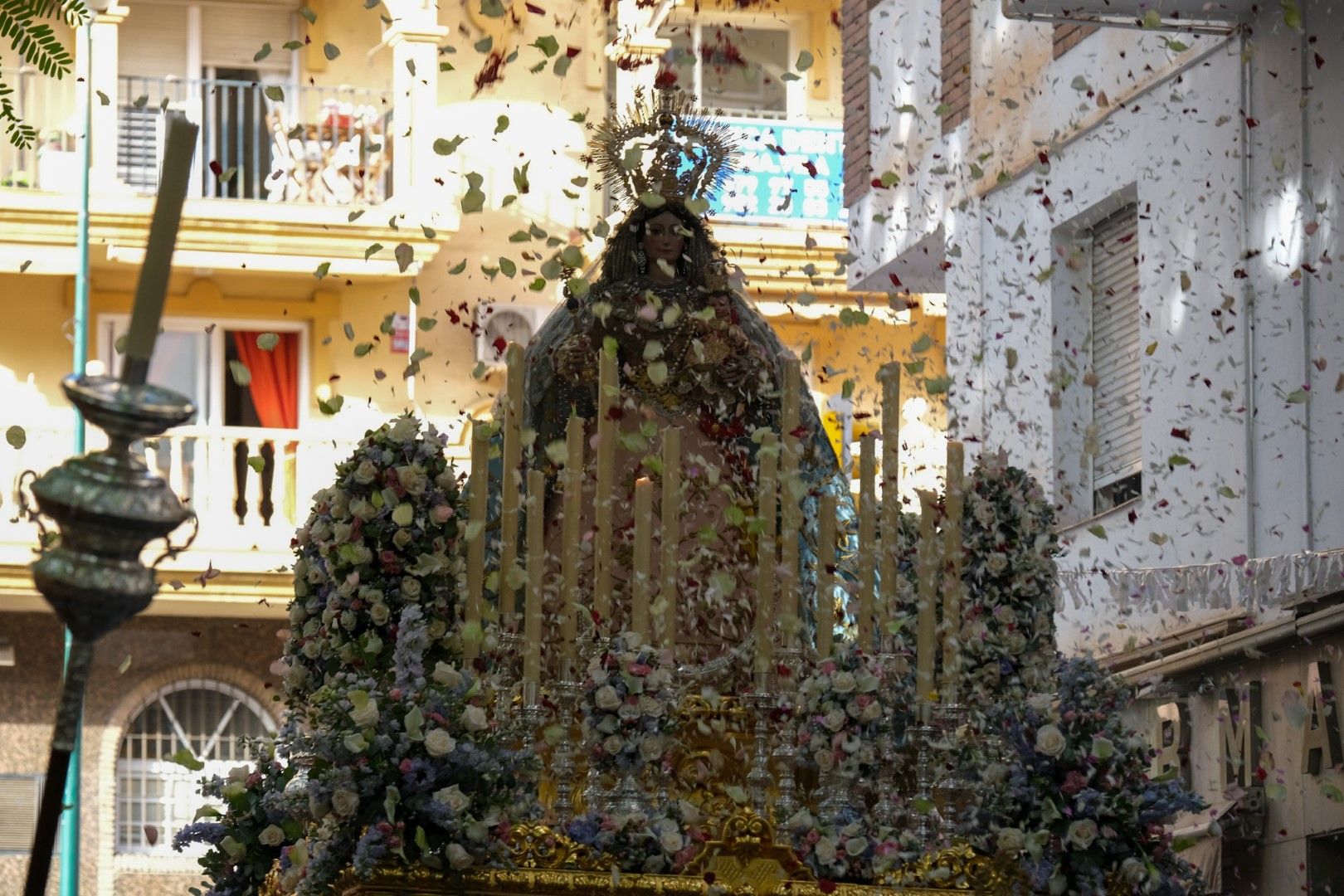 La Virgen del Rosario recorre El Palo