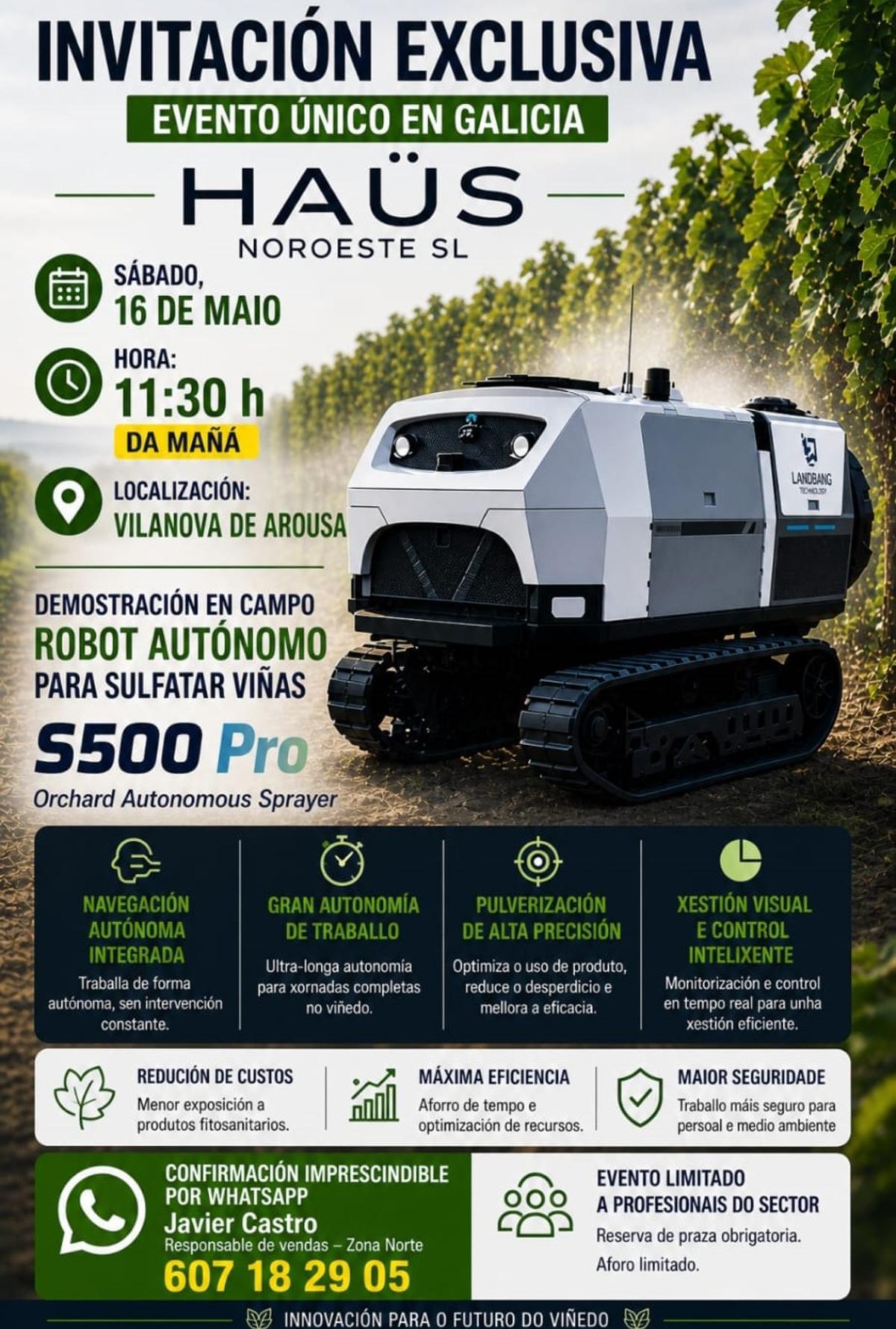 El cartel que anuncia la presentación.