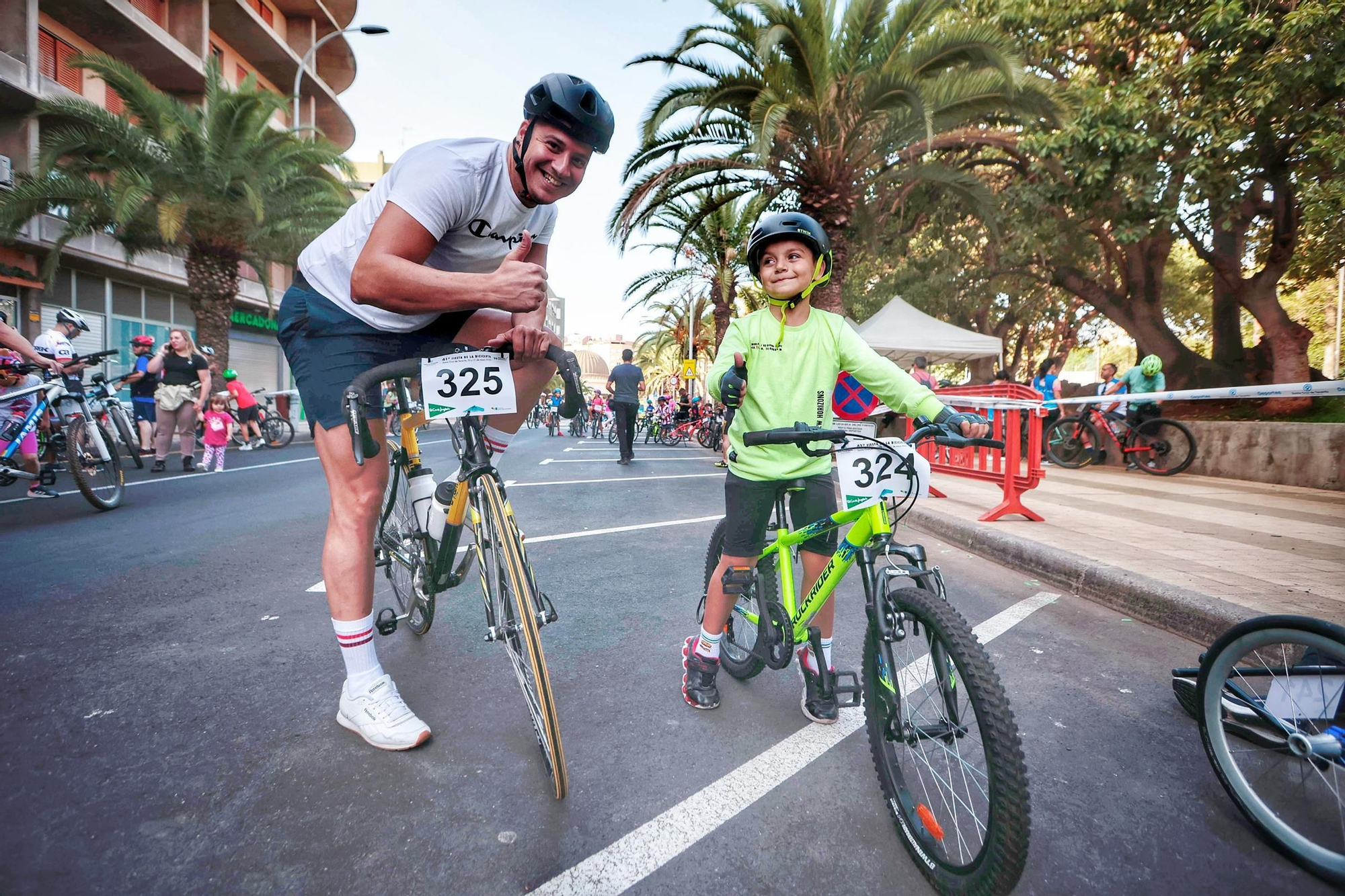 Fiesta de la bicicleta en Santa Cruz de Tenerife