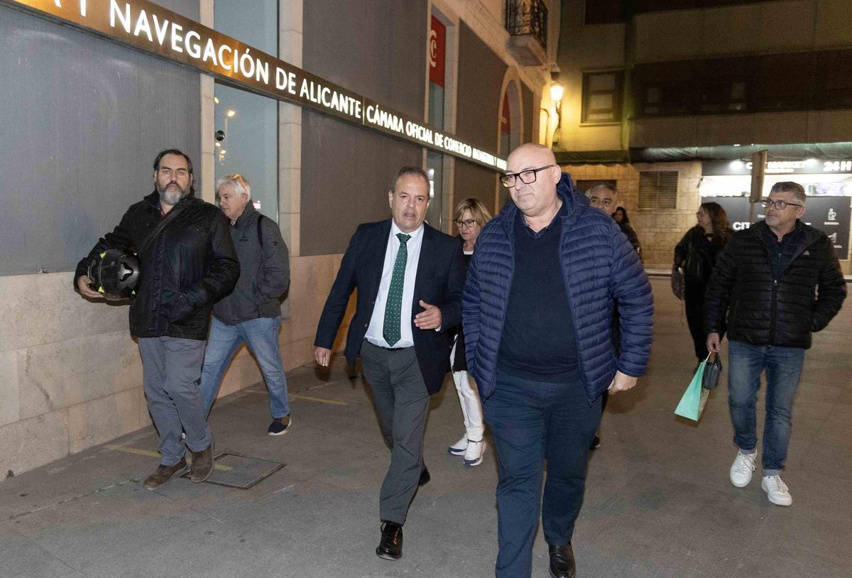 Reunión exprés de Carlos Baño con Facpyme en la Cámara de Alicante
