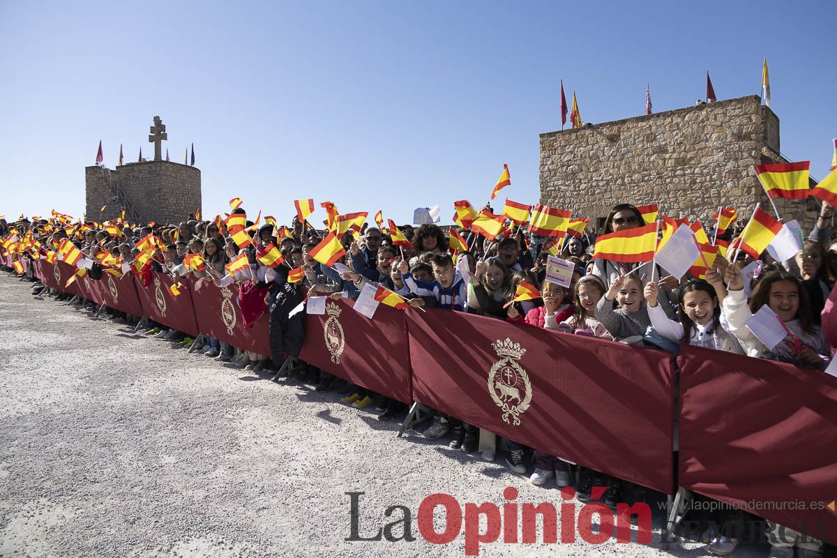 Visita de los reyes de España a Caravaca (explanada de la Basílica)