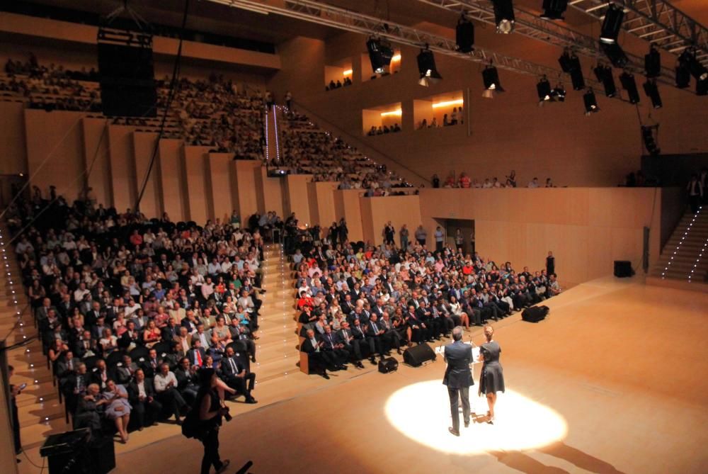 Vista general de la sala Sinfonica del Auditori de Castelló durante la Gala