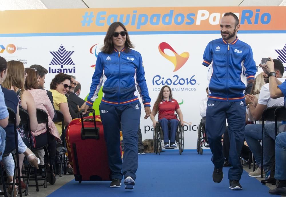 Presentación de la equipación de la selección paralímpica española