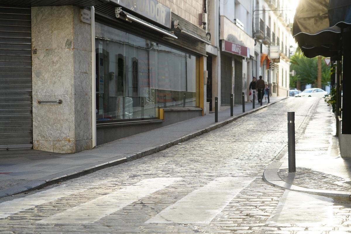 Calle Maestro Don Camilo en la localidad cordobesa de Pozoblanco.