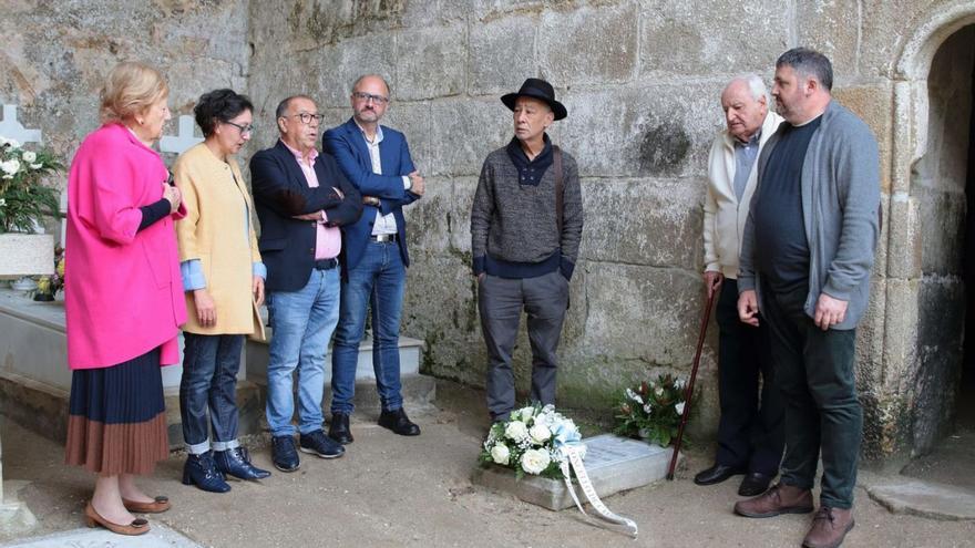 Del Valle durante un
homenaje a Josefina Blanco