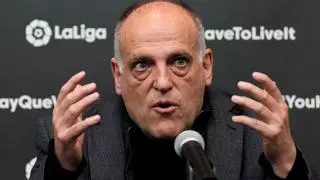 Tebas, sobre el 'caso Negreira': "La Liga no puede estar pasiva, son hechos extraños"