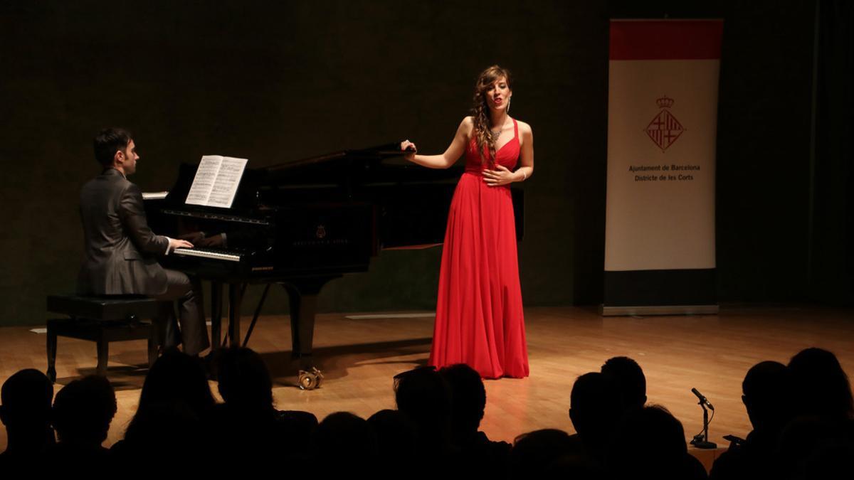 La soprano hospitalense Laura del Río en el Concurso Internacional de Música de les Corts