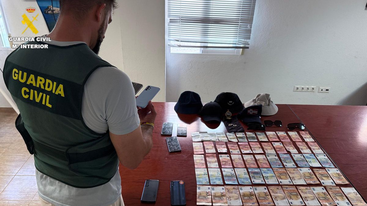 Imagen de los objetos robados.