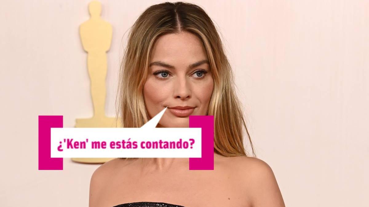 Margot Robbie se viste de luto para los Premios Oscar 2024 por su no nominación a 'Barbie'