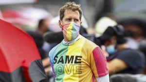 Vettel i Hamilton defensen els drets LGTBIQ+ al campionat d’Hongria
