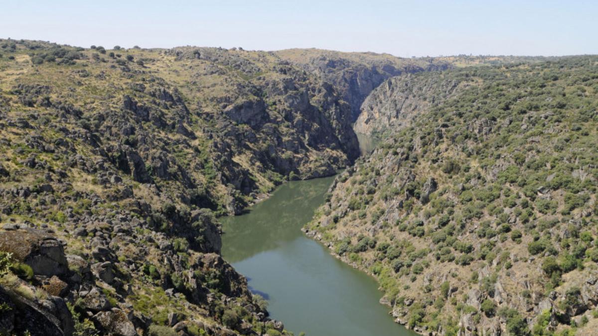 Vista del cañón del Duero en los Arribes