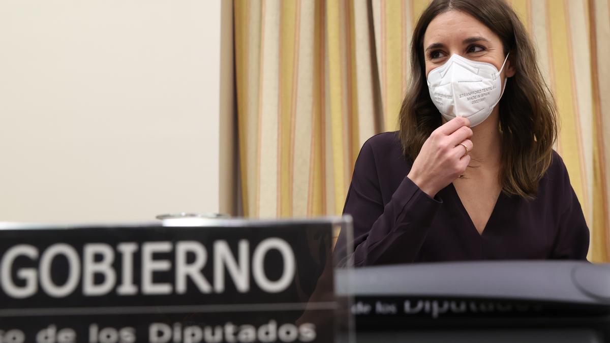 La ministra d&#039;Igualtat, Irene Montero