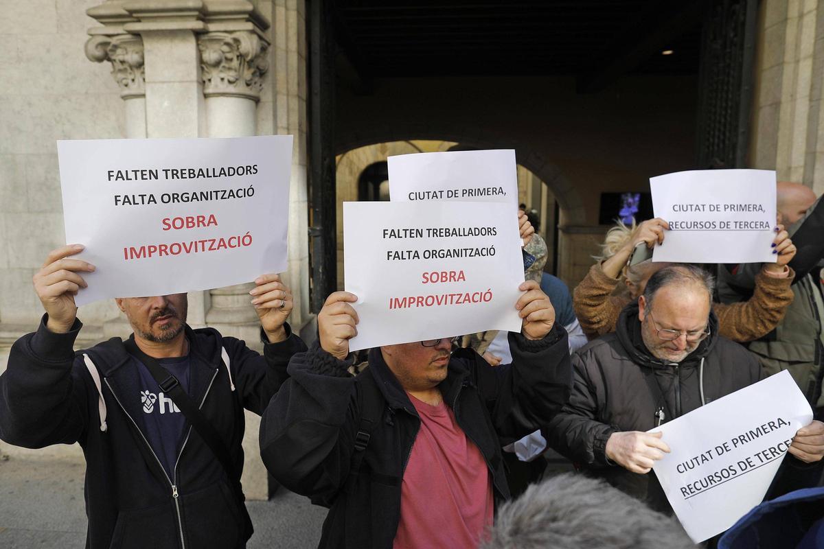 Alguns dels cartells de la protesta del passat 13 de març.