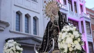La Virgen de la Soledad recorrerá este martes Badajoz por primera vez como Alcaldesa Perpetua