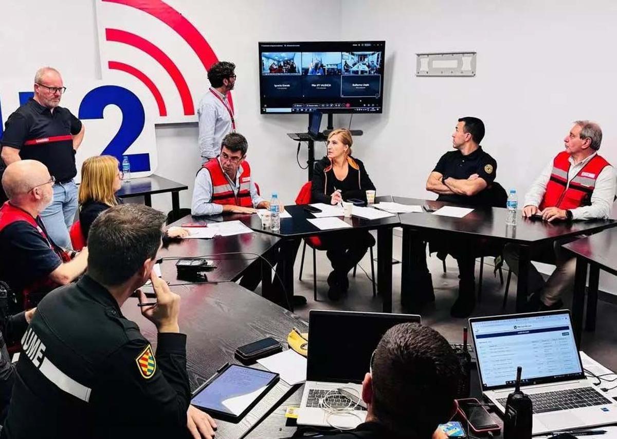 Reunión del Cecopi.