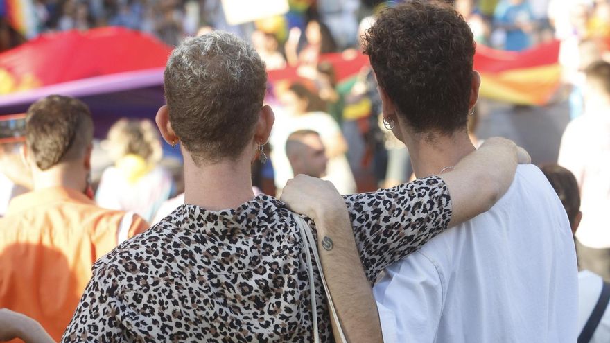 Imagen de archivo de la manifestación del Orgullo LGTBI en València.