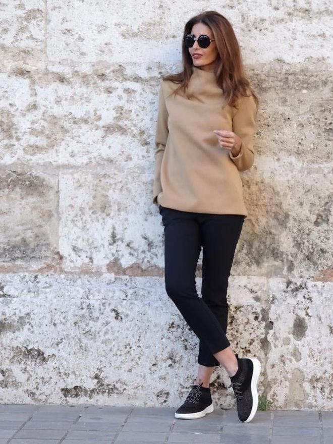 La instagramer @codigopilar con zapatillas de FitFlop