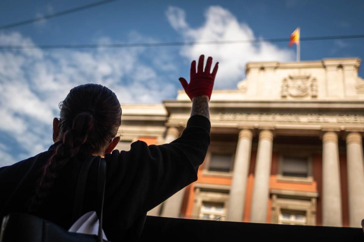 Manifestación de autónomos en Canarias