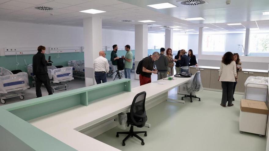 Marciano Gómez visita las obras de Urgencias del Hospital Doctor Balmis de Alicante